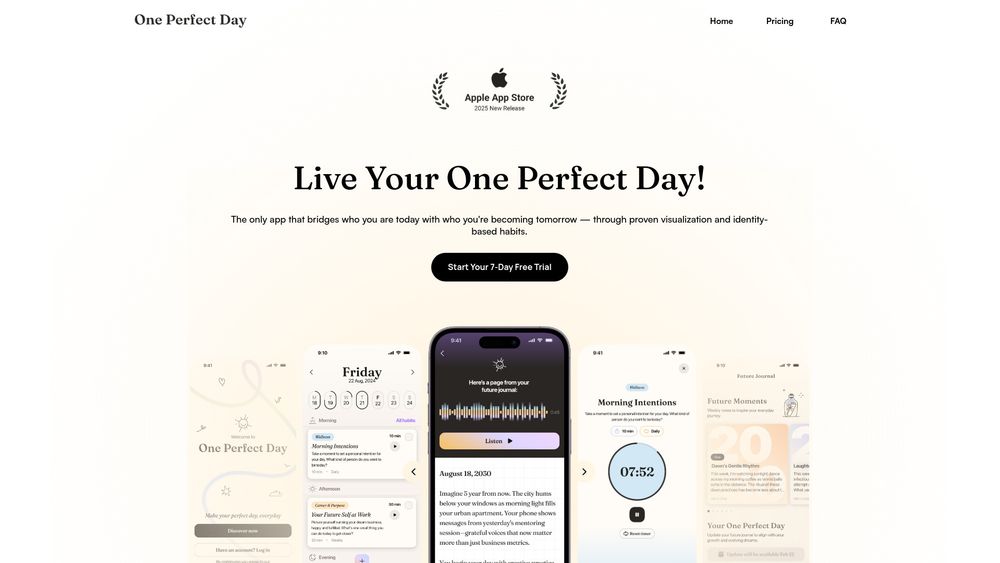 Screenshot of One Perfect Day