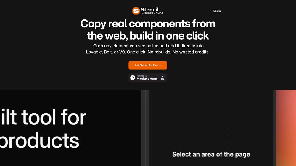 Screenshot of Stencil by SUPERHANDS