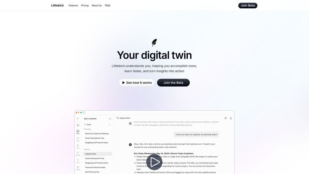 Screenshot of Littlebird