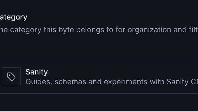 Sanity Studio reference field with excessive spacing caused by a broad CSS selector.