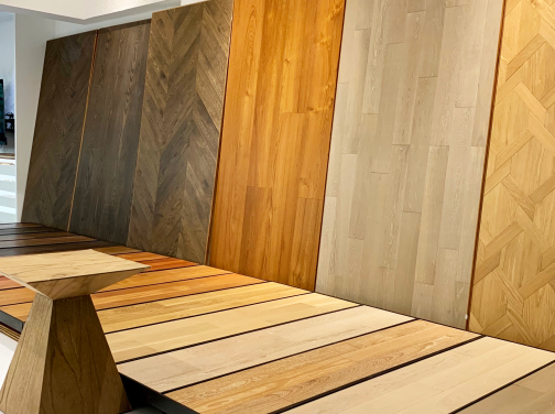 Parqwood showroom engineered wood flooring