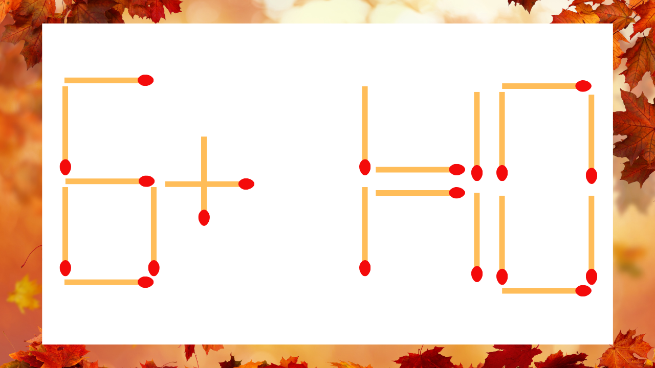 【マッチ棒クイズ】1本だけ動かして正しい式に：6+1=10？