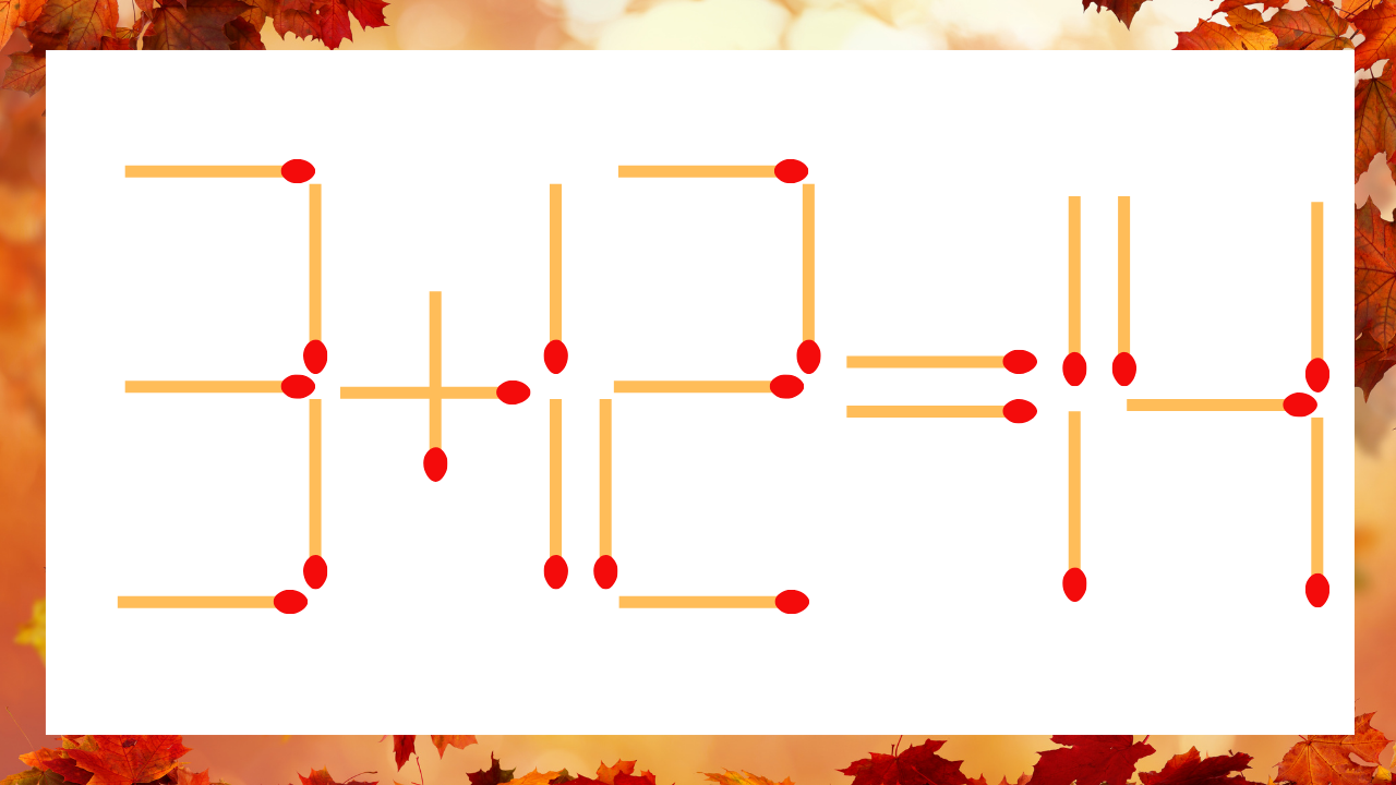 【マッチ棒クイズ】1本だけ動かして正しい式に：3+12=14？