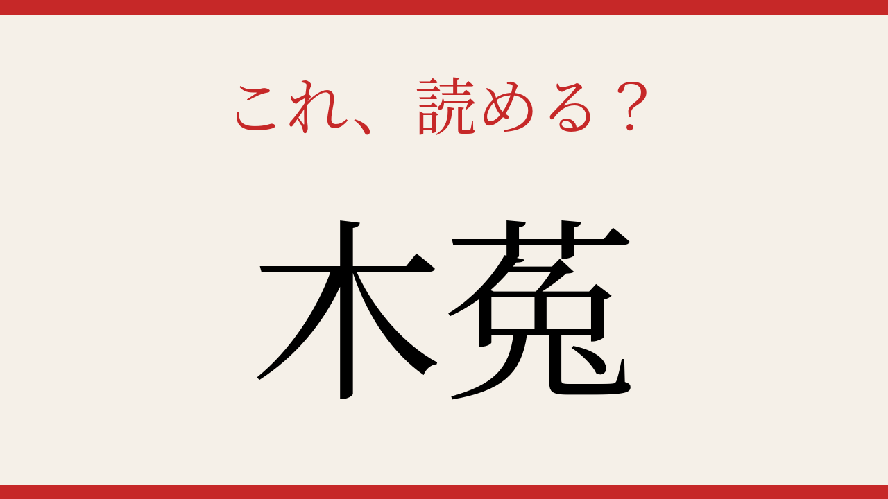 【難読漢字】シニアなら常識？夜行性の野鳥