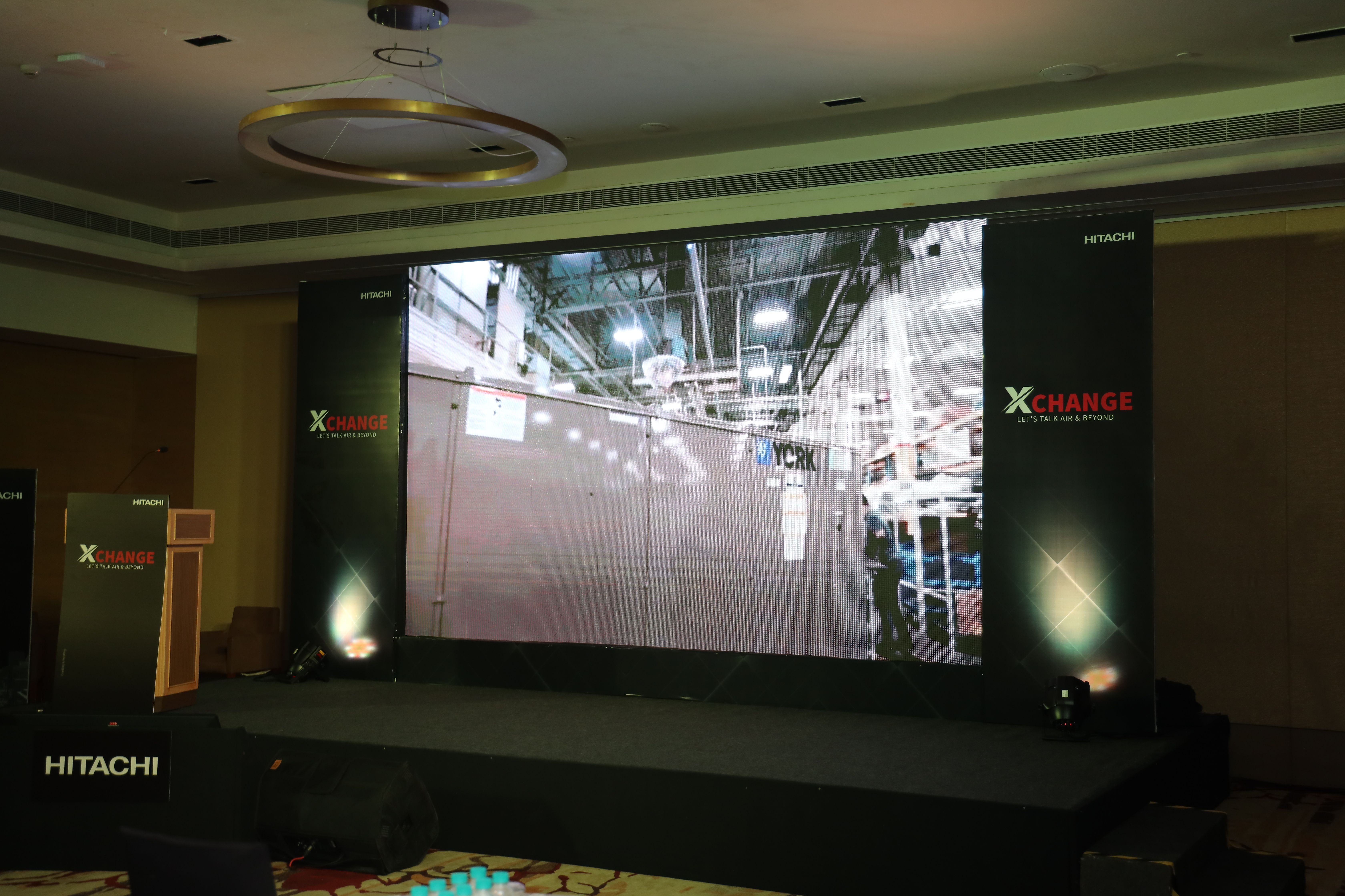 LED screen event setup