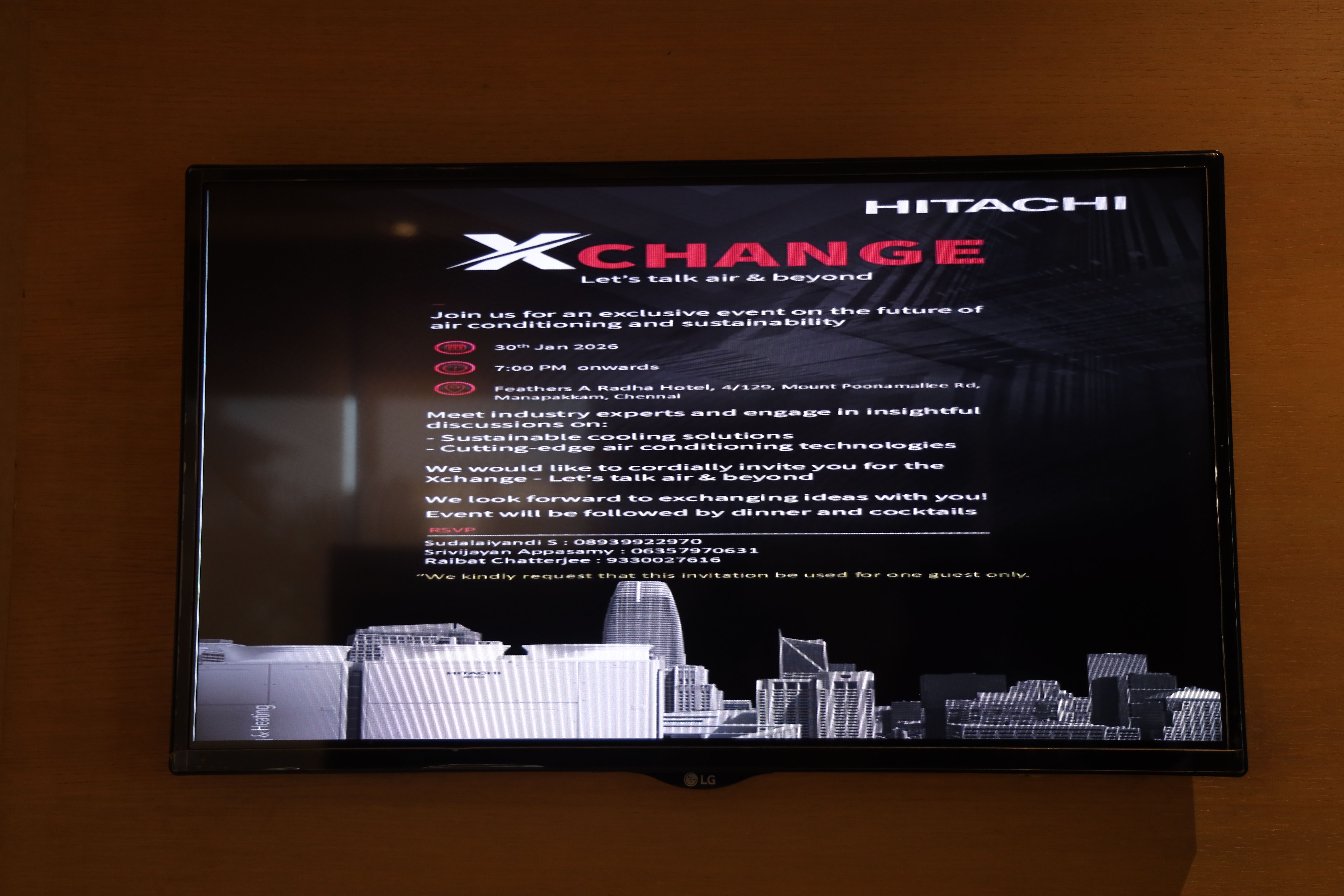 LED screen event setup