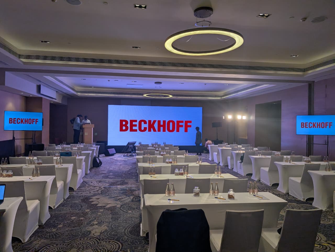 LED screen event setup