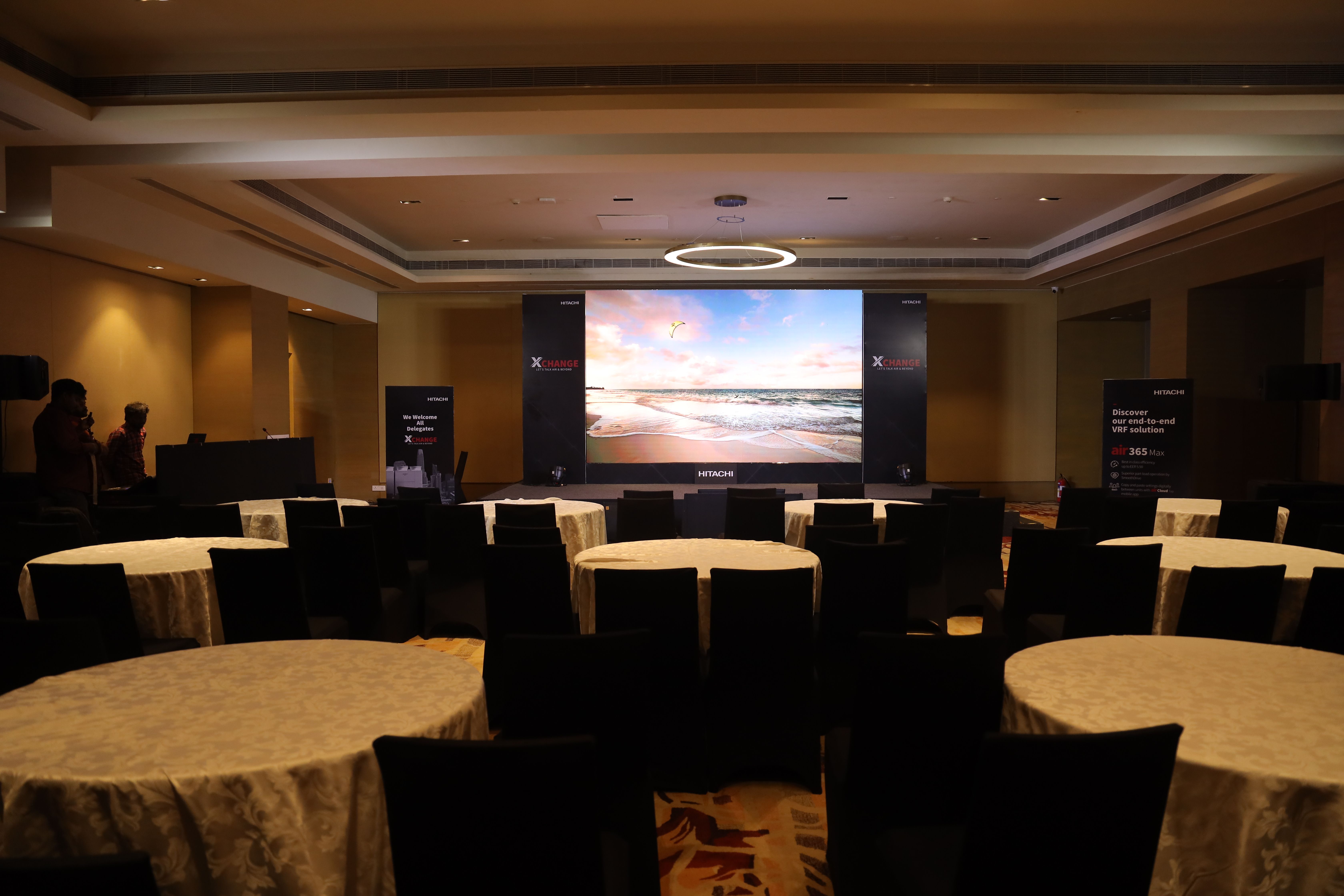 LED screen event setup