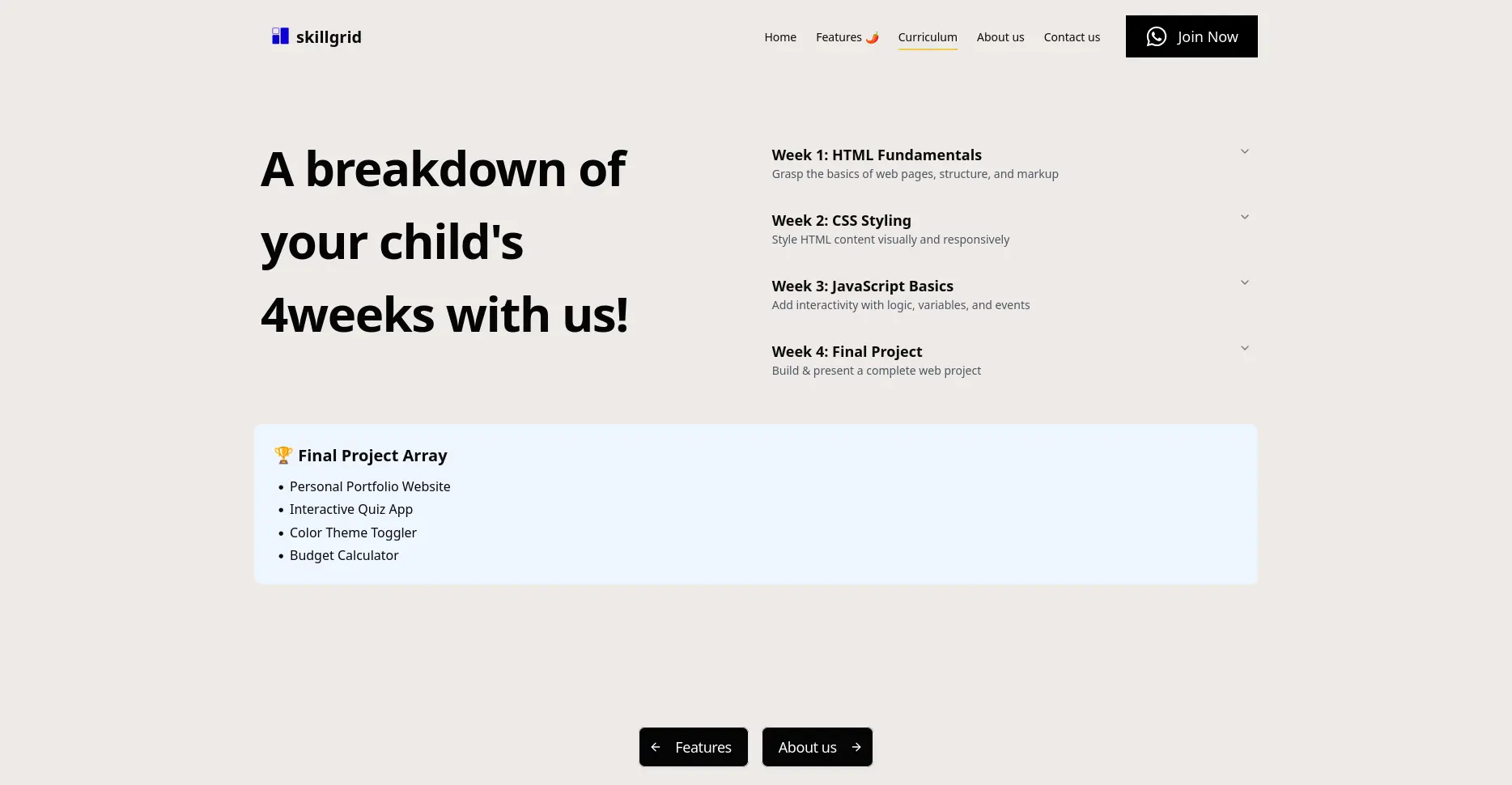 curriculum