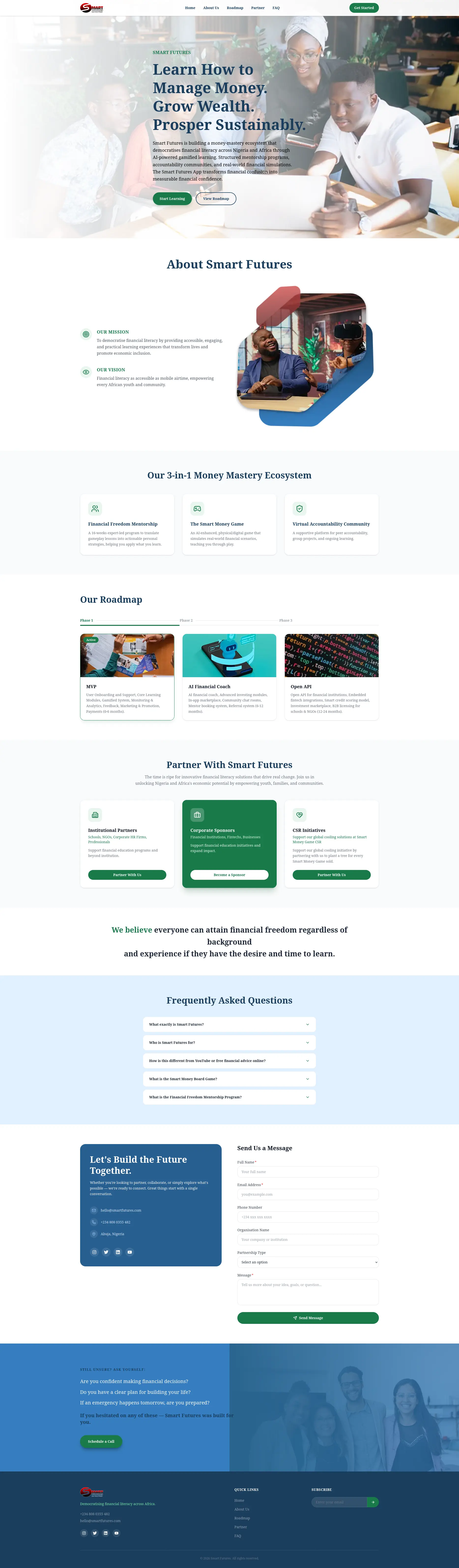 Landing page