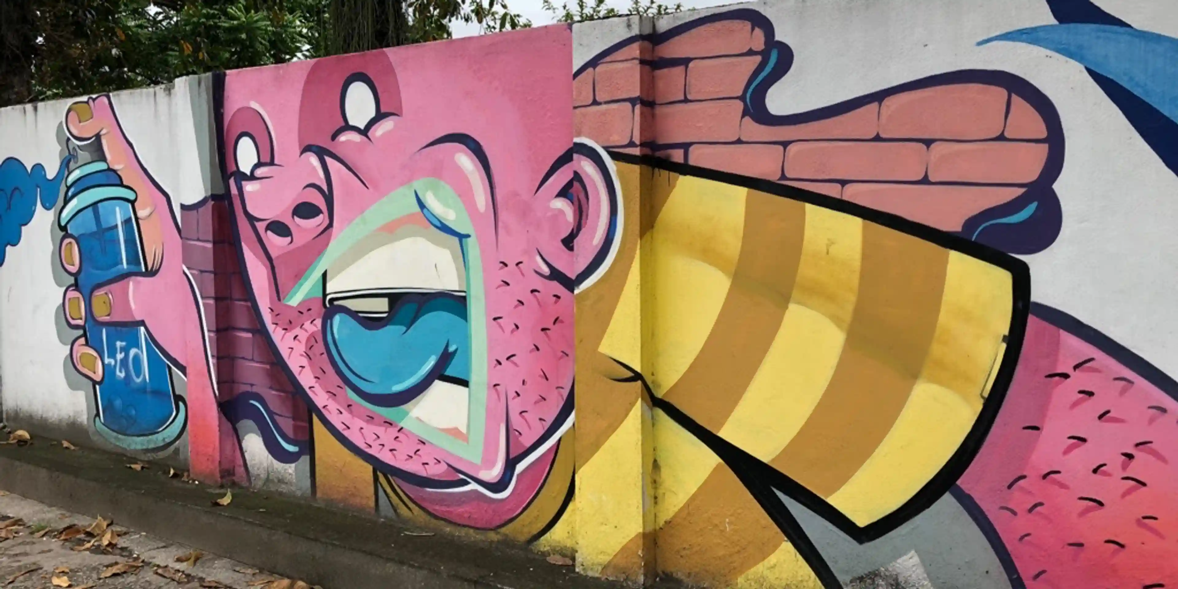Graffiti near Jardim Botanico