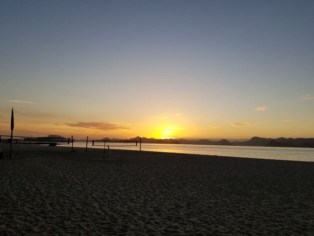 Sunset - Volley Ball Courts - Rio de Janeiro