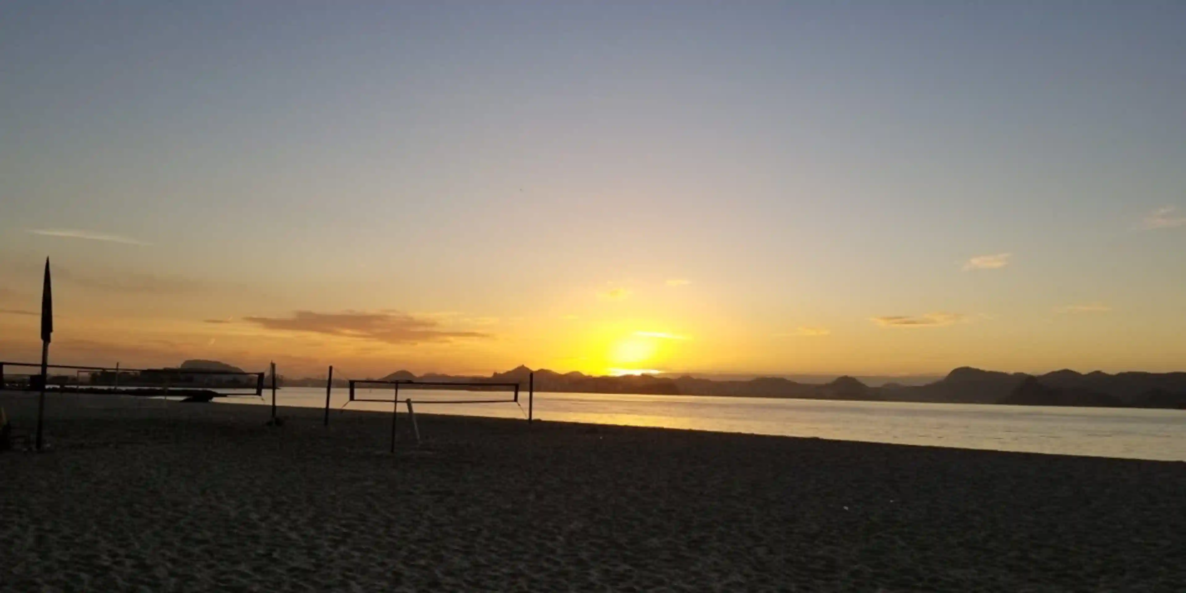 Sunset - Volley Ball Courts - Rio de Janeiro