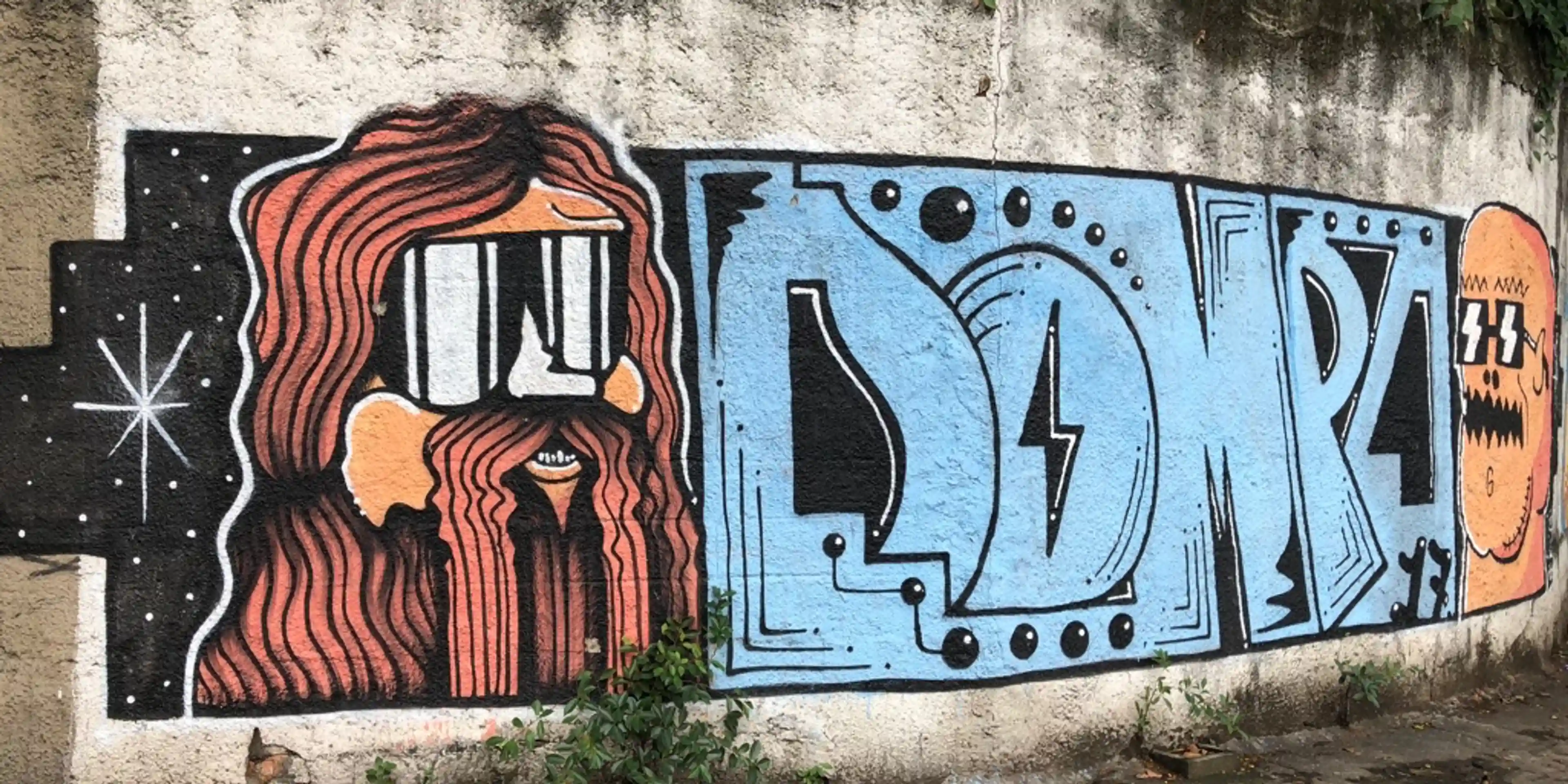 Graffiti near Jardim Botanico