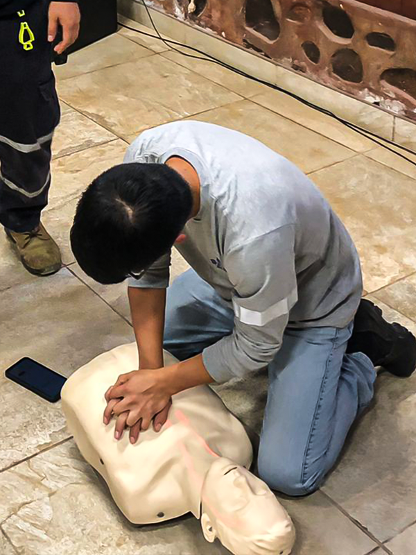 Ejercicio de reanimación cardiopulmonar