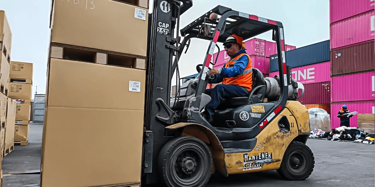 Entrenamiento en puerto para operadores de montacargas