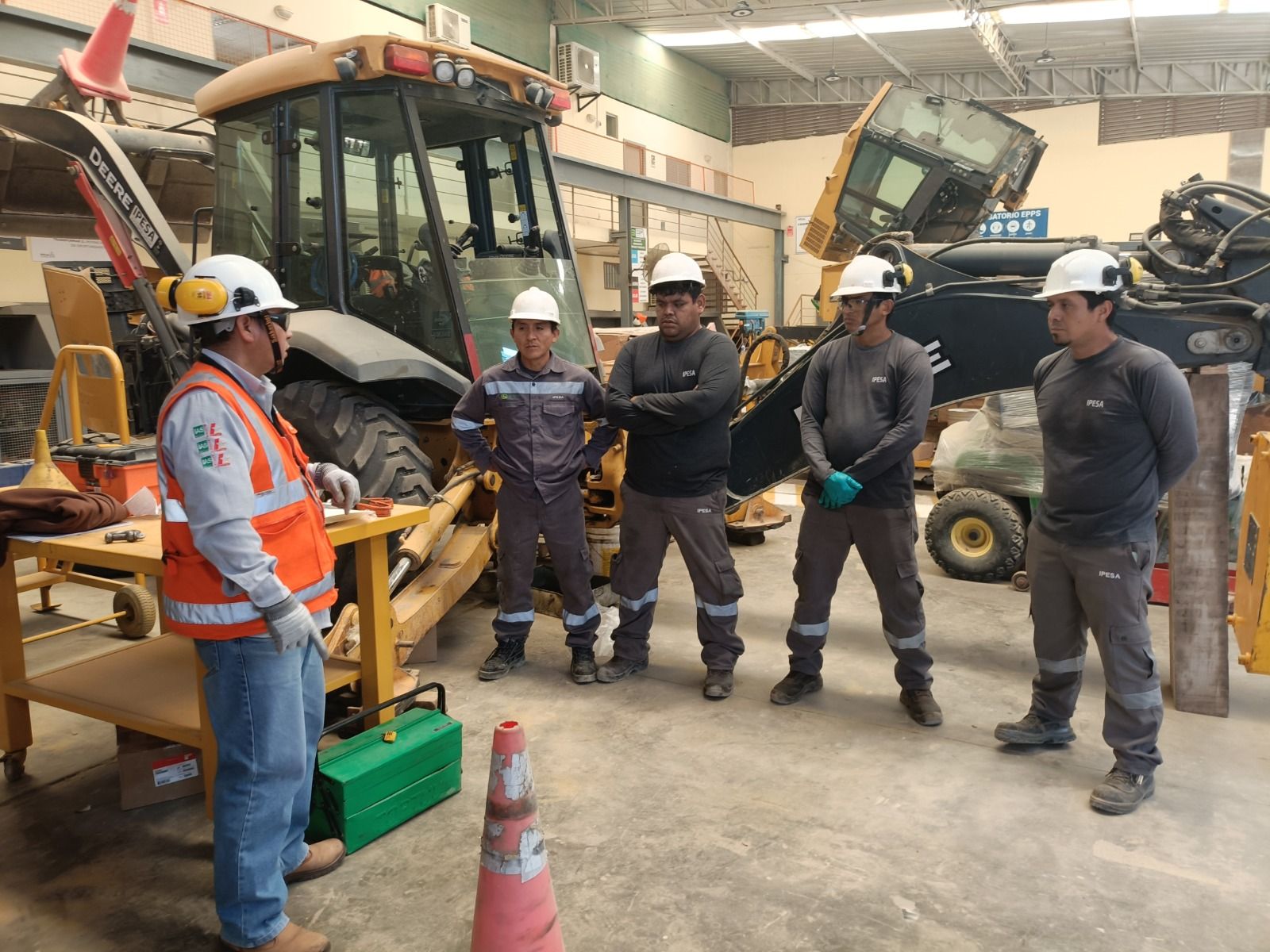 Programa de capacitación para operadores de maquinaria pesada