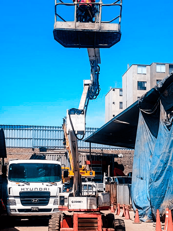 Servicio de capacitación en manlift articulado