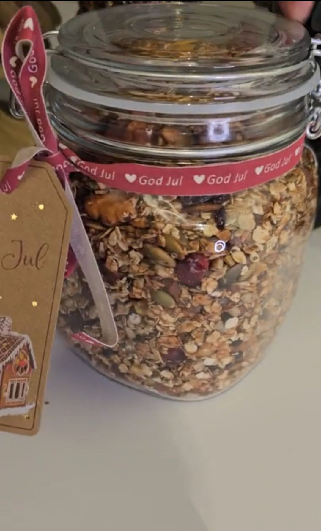 Granola med pumkin spice laget i airfryer - perfekt spiselig gave ...