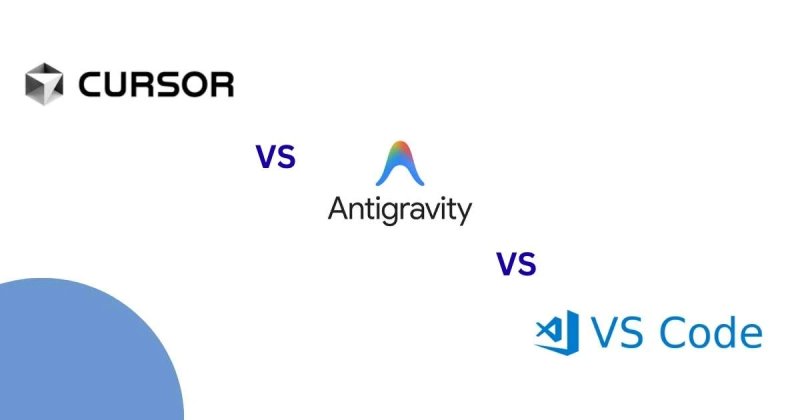 Cursor vs Antigravity vs VS Code: Which Code Editor Is Best in 2026?