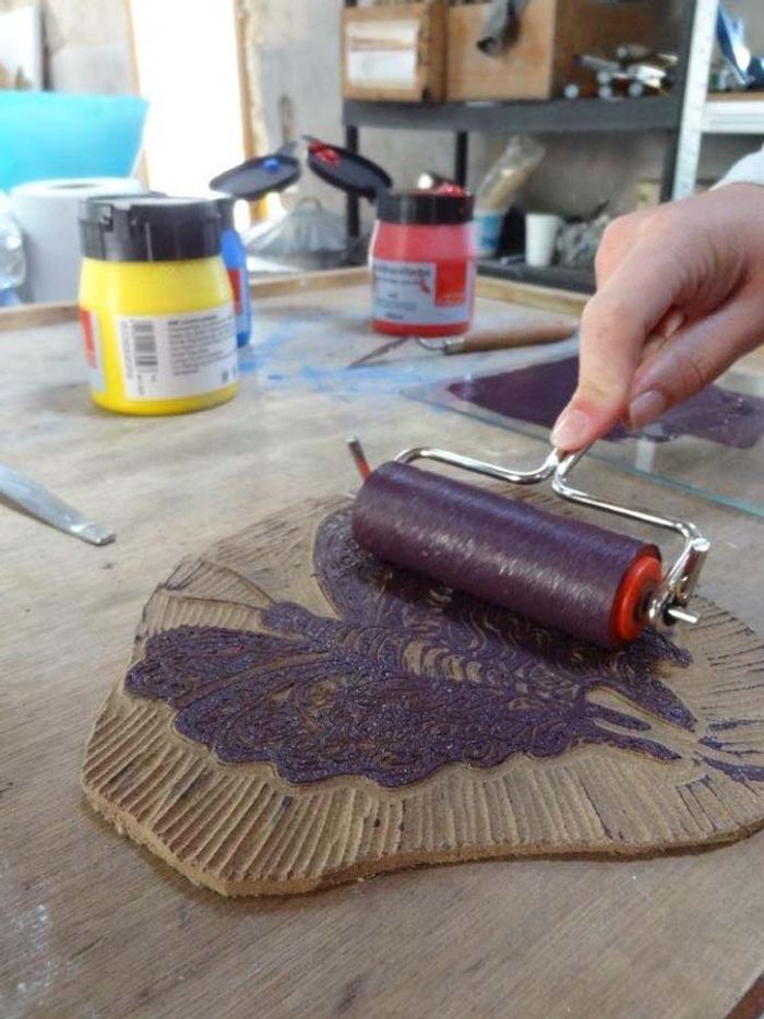 Linodruk uit de Kunstweek