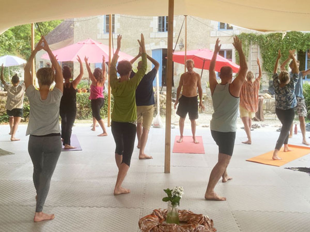 Yoga in het groene hart van Frankrijk