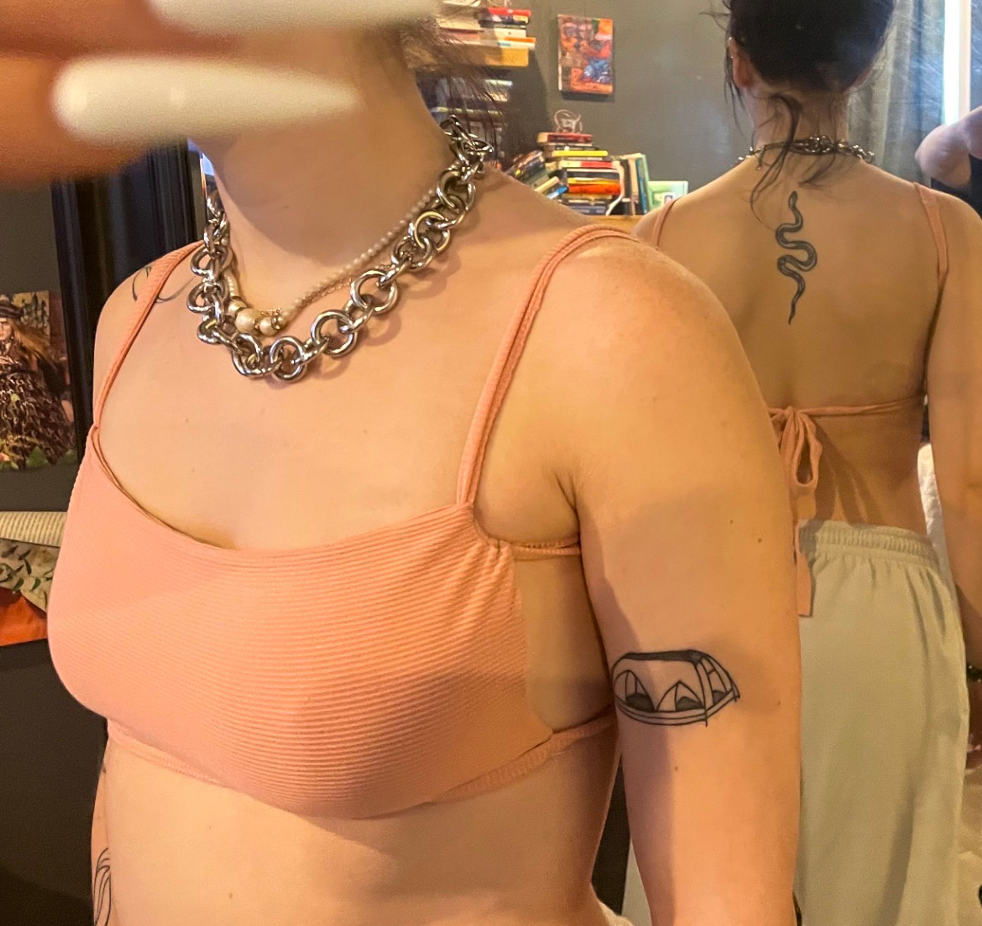 Swim Top: Custom swim top, made to fit