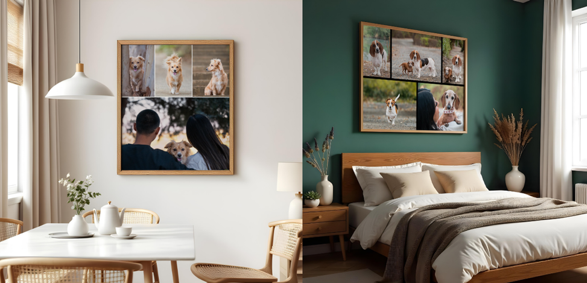 Creative Twist on Wall Art: For the Pet Parent Who Believes You Can Never Have Too Much Adorable!
