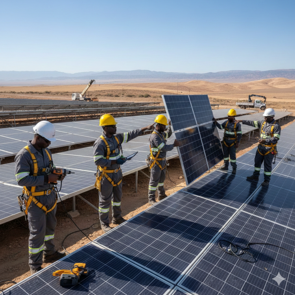 • Commercial Solar Installation