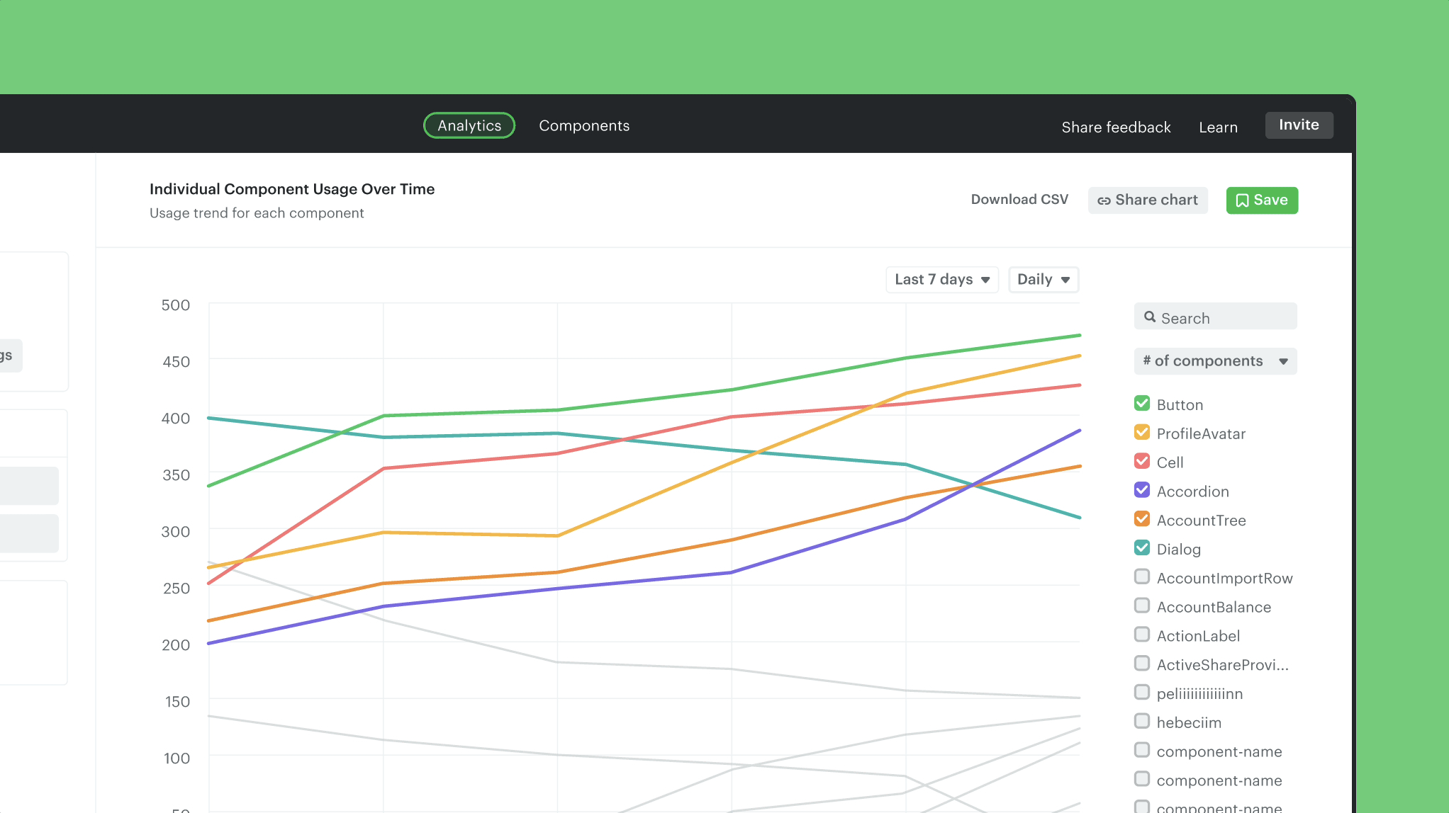 gif of Omlet Saved Dashboard