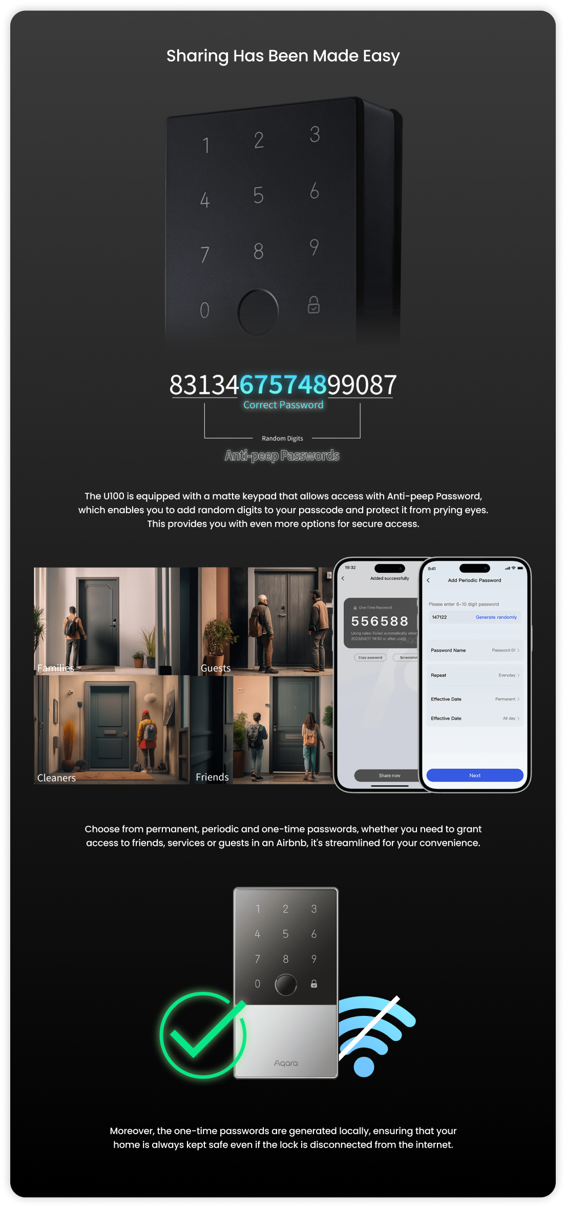 Smart Lock U100 + E1 Hub image 4
