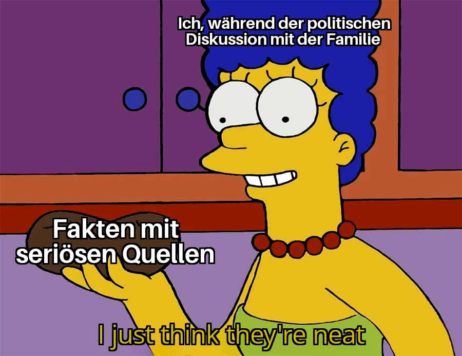 Ein Meme das auf einem Screenshot der Simpsons basiert.