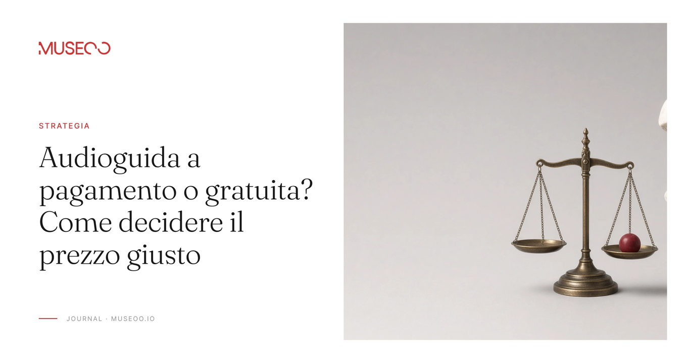 Audioguida a pagamento o gratuita? Come decidere il prezzo giusto