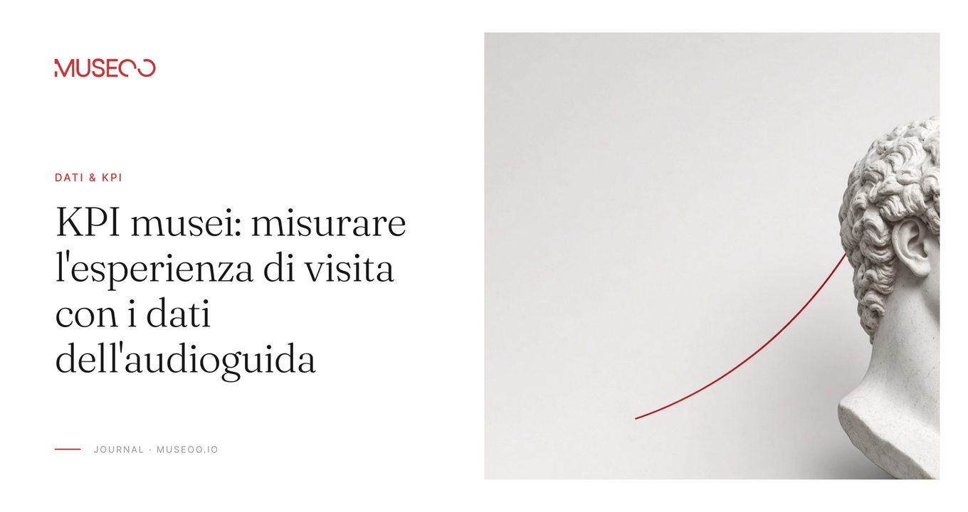 KPI musei: misurare l'esperienza di visita con i dati dell'audioguida