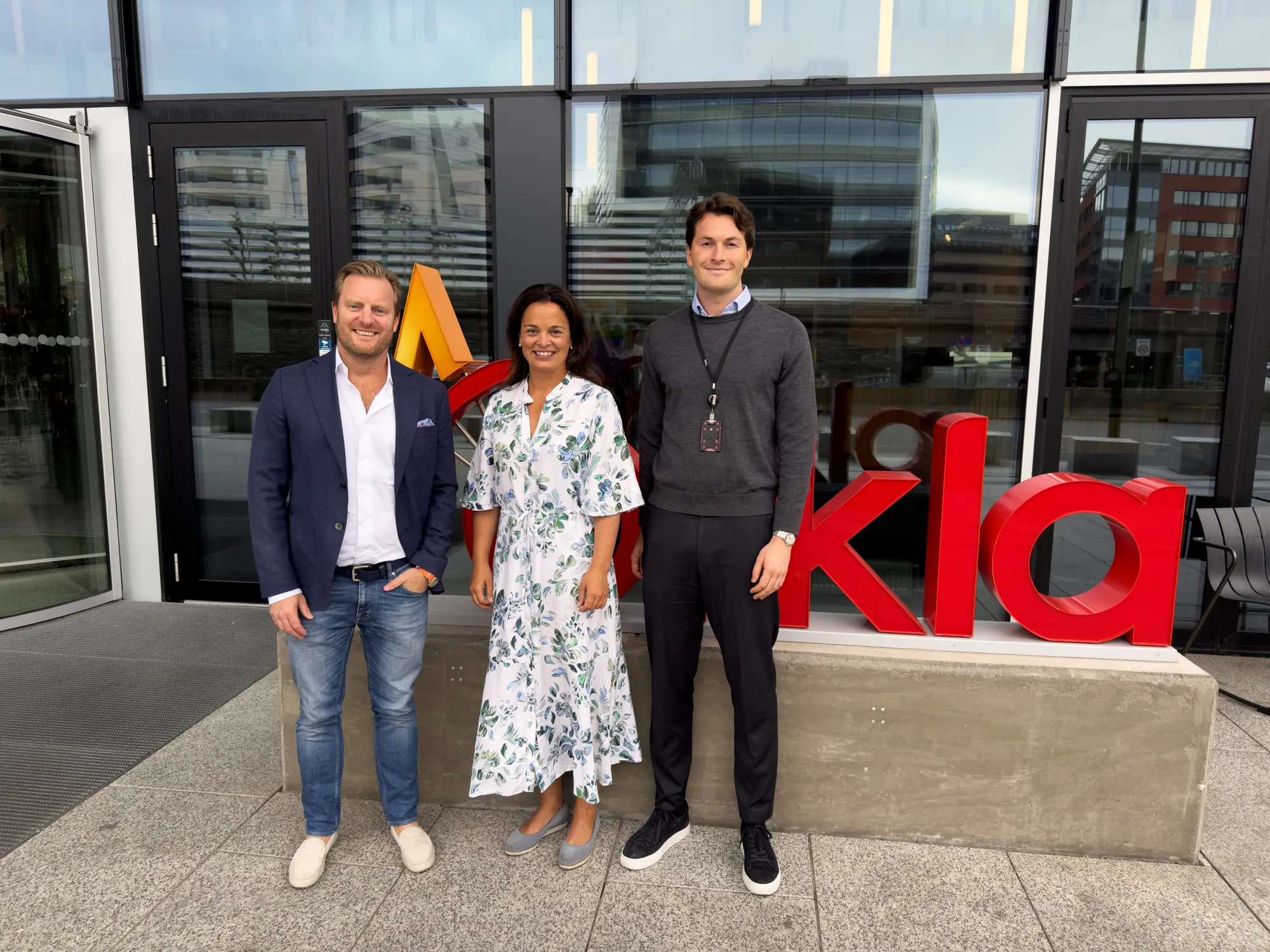 Fra venstre: Marcus Larsson, CEO i OHPC, Liv Dingsør, daglig leder i Digital Norway og Hans-Martin Thorsby Gjermstad, Data- og KI-analytiker i OHPC. (Foto: OHPC)