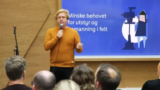 Tarald Moe Bjølseth, teknisk leder i NRK. 