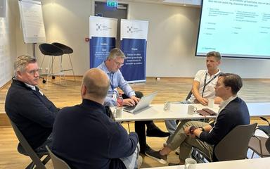 Gruppearbeid under Agder-møtet. Foto: NKOM