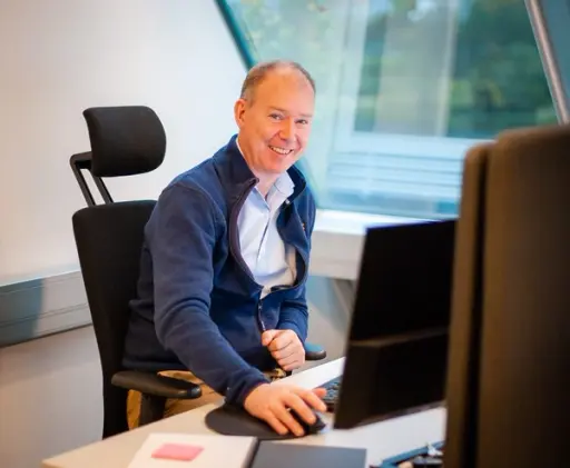 – Fremtiden er datadrevet. Det er nøkkelen, sier Erik Aadland, daglig leder i Ditio (Foto: Ditio)