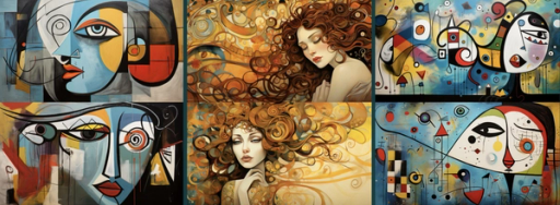 Hva du skriver har mye å si: Her er et eksempel fra hvordan samme prompt kan gi helt ulike resultater. (Foto: Middjourney). 