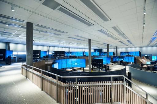 Slik ser kontrollsenteret ut. Foto: Avinor