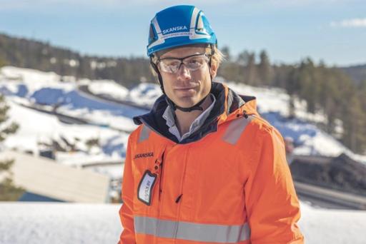 Vi ser at kunstig intelligens har potensial til å endre næringen, sier Christoffer Hærnes, direktør i Skanska Digital. (Foto: Skanska Digital)
