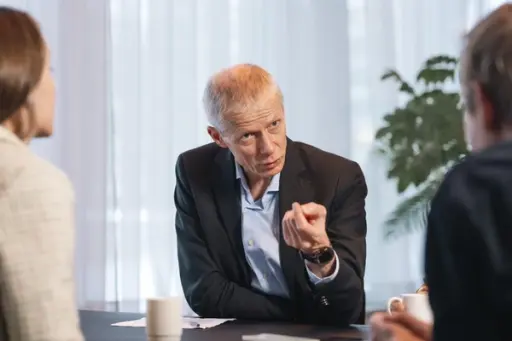– Jeg tror Nav har mye å bidra med til Norge når det kommer til digitalisering og våre erfaringer med dette, sier Holte (Foto: Jan Tore Eriksen)