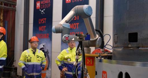 Sveiseroboten WelderMate. Foto: Momek