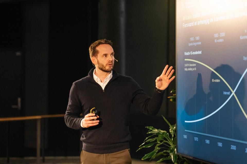 Thomas Hansen, sjef for data og KI i Forsvaret (Foto: Forsvaret)