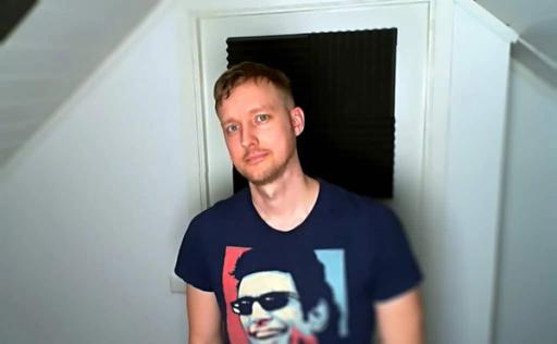 Trym Stene, Telenors SEO-guru (for anledningen på hjemmekontor). Foto: Privat