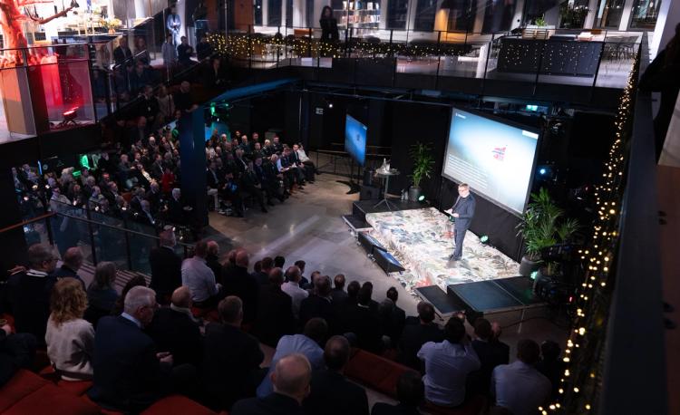 Det var fullt hus med over 300 av landets ledere og teknologer var samlet til lanseringen av KI-senteret.