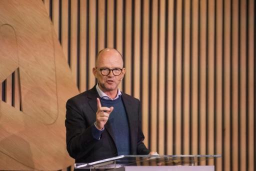 – Lykkes vi med å ta i bruk teknologi, er vi bedre i stand til å møte uro ute, sier Ole Erik Almlid, administrerende direktør i NHO. (Foto: Jan Tore Eriksen / Newslab)