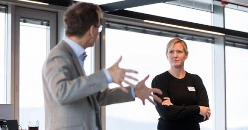 Christen Krogh fra Høyskolen Kristiania og Tale Skjølsvik ved OsloMet.