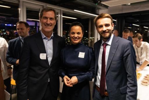 Styreleder i DigitalNorway Walter Qvam (f.v.), daglig leder Liv Dingsør og næringsminister Jan Christian Vestre under åpningen av Toppindustrisenteret torsdag kveld. Foto: Johnny Vaet Nordskog / NewsLab