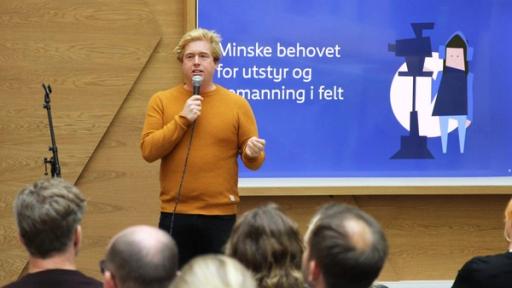 Tarald Moe Bjølseth, teknisk leder i NRK. 